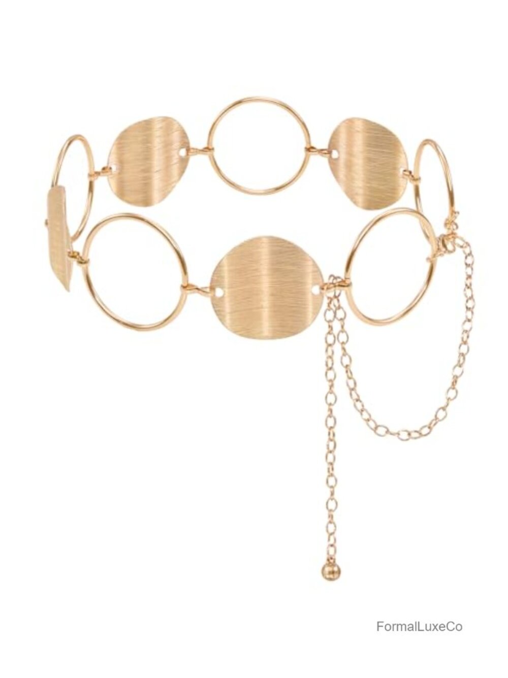 Gold Waist Belt Chain Boho Belly Belt Women Cowgirl Western Body Chain
